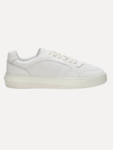 Tênis Calvin Klein Masculino Couro Chunky Unicolor Off-White