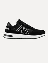 Tênis Armani Exchange Masculino Sneaker AX Maxi Logo Black