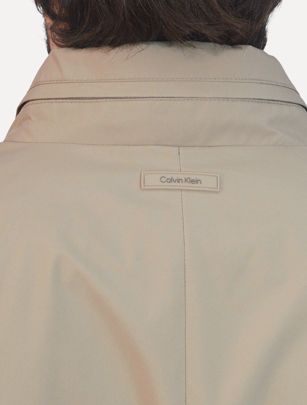 Casaco Calvin Klein Masculino Corta Vento Hoodie Pocket Cáqui