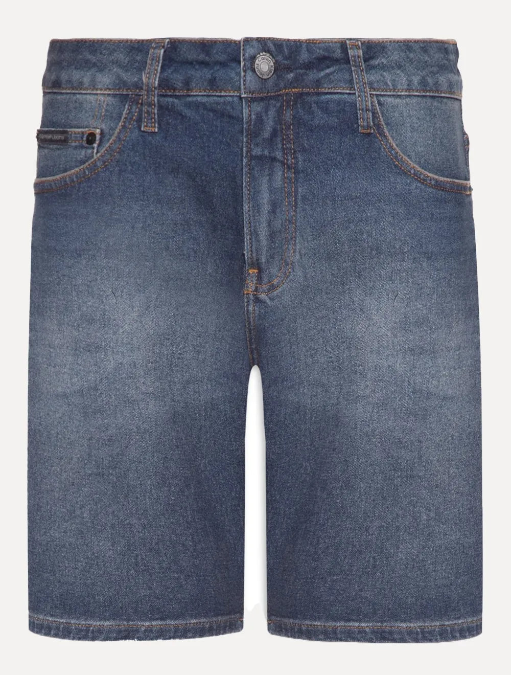 Bermuda Calvin Klein Jeans Masculina Carnaby 9'5 Pockets Azul Marinho