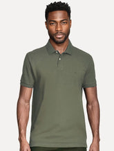 Polo Aramis Masculina Basic Piquet Mono Verde Claro