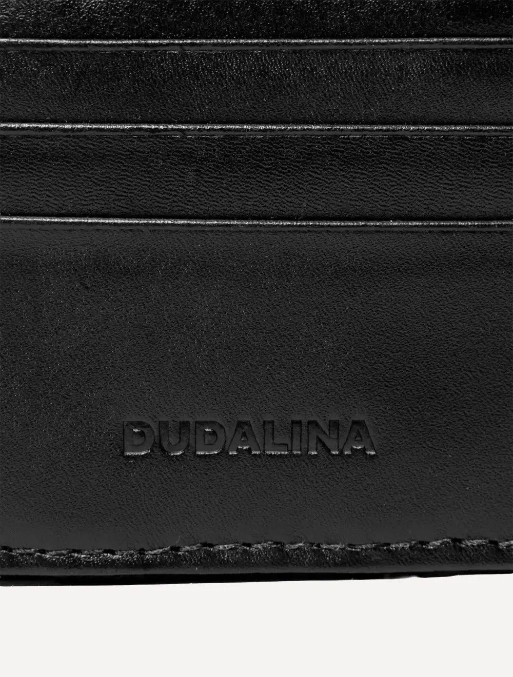 Carteira Dudalina Masculina Mágica de Couro Preta