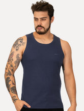 Regata Colcci Masculina Slim Canelada Azul Escuro