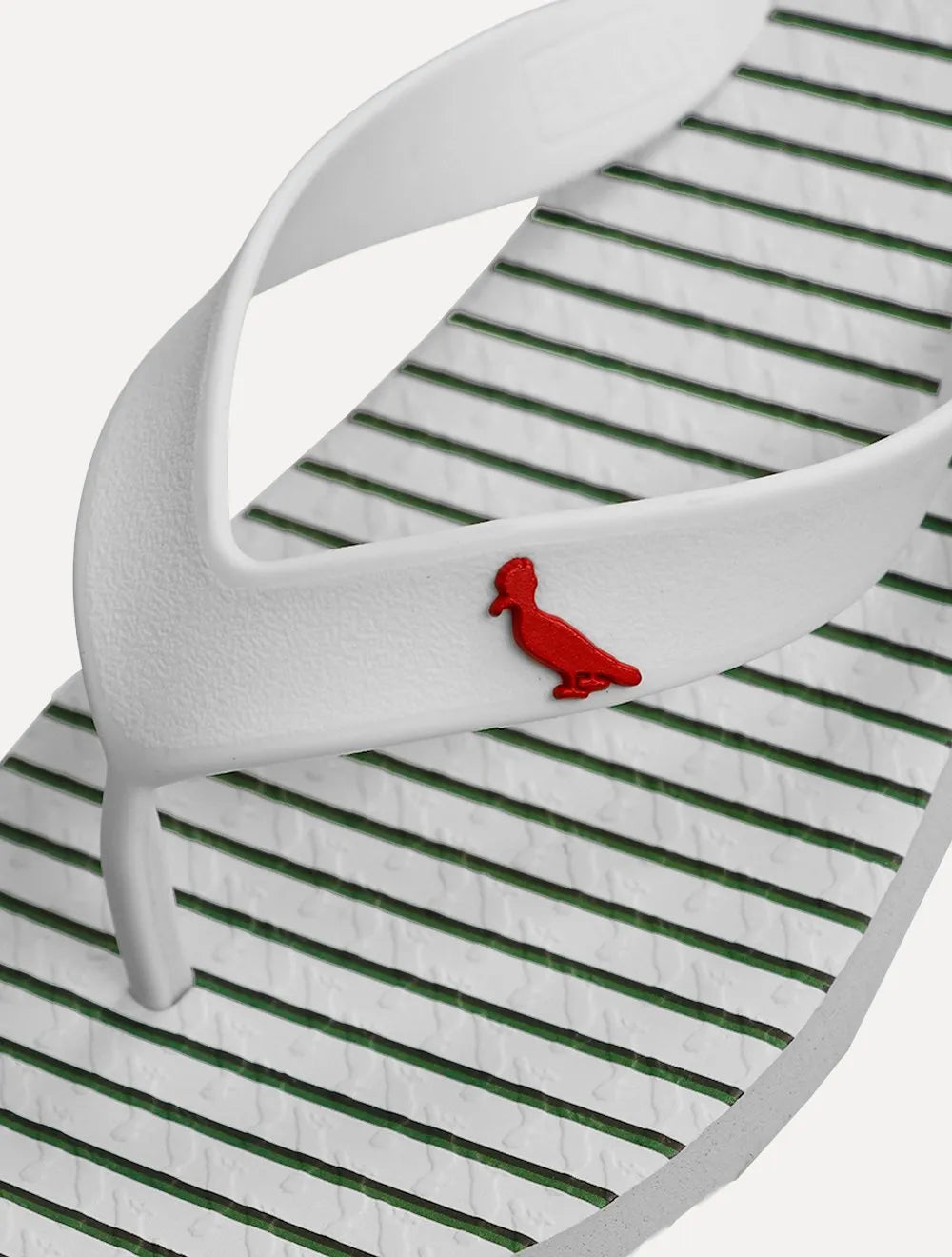 Chinelo Reserva Masculino Listrado Bandeira Branco