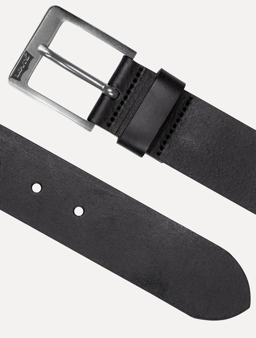 Cinto Levis Masculino Couro Vertical Batwing Preto