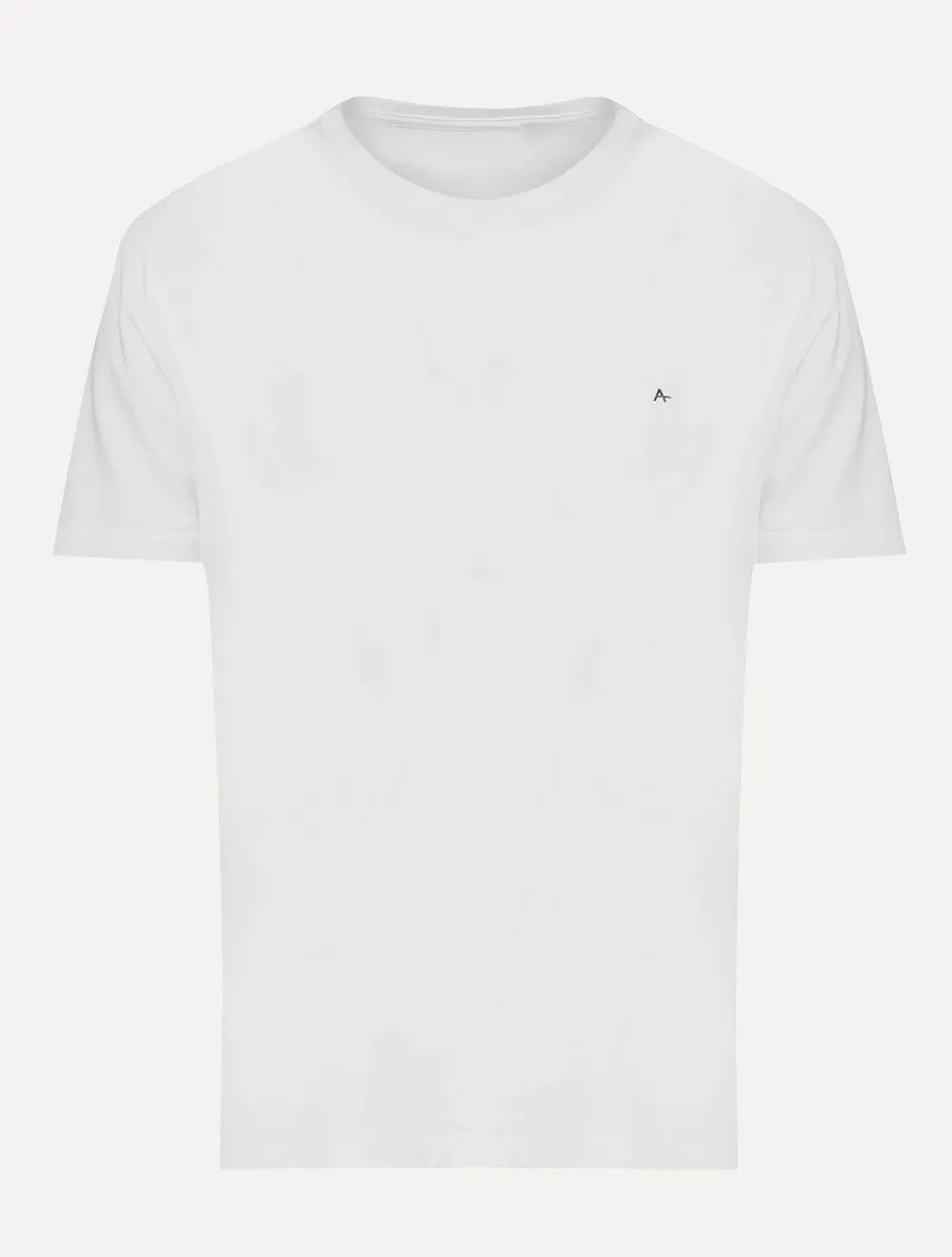 Camiseta Aramis Masculina Basic Lisa Dark Logo Branca