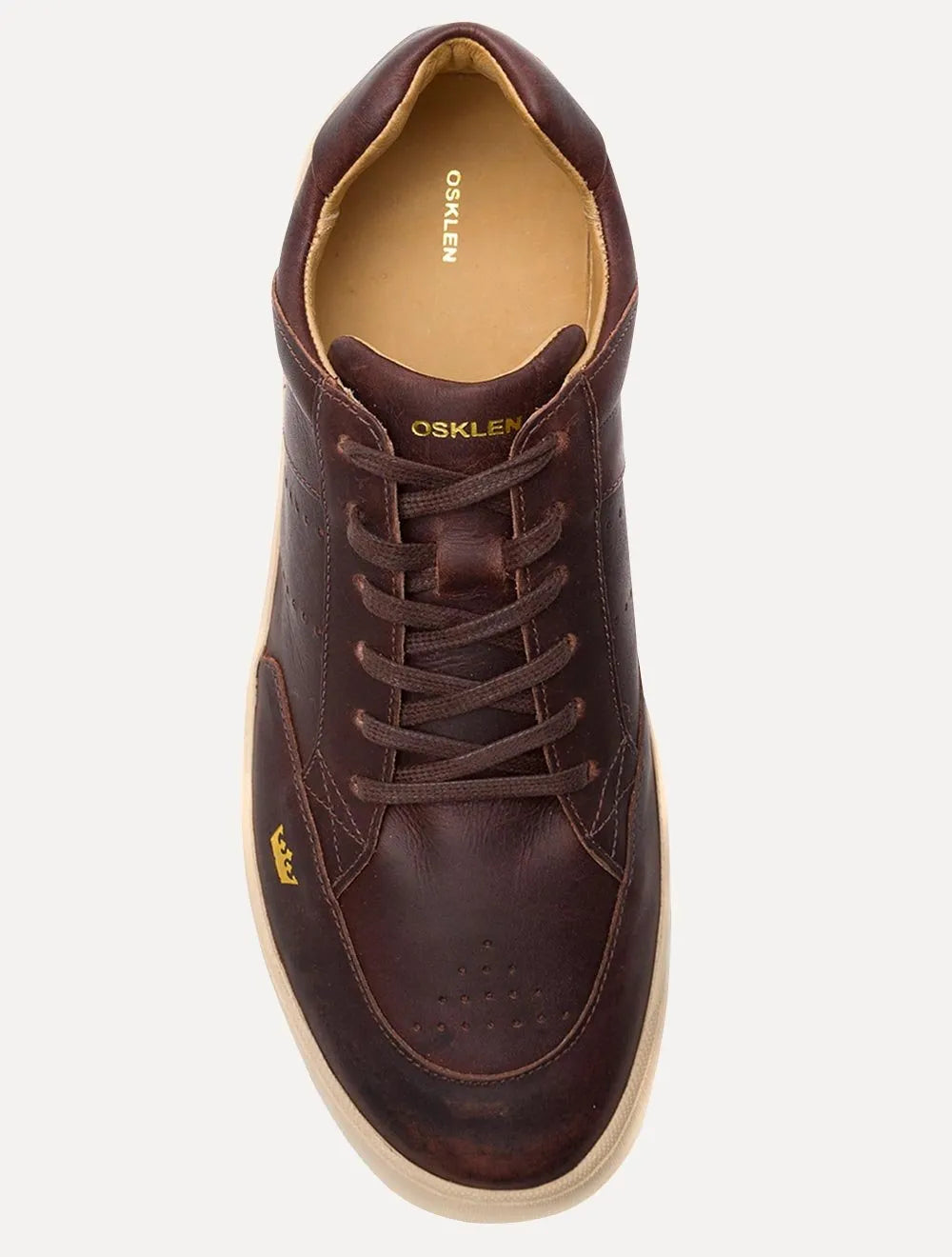 Tênis Osklen Masculino Couro Soho Bold Marrom Café