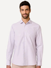Camisa Dudalina Masculina Slim Tricoline Lisa Lilás