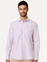 Camisa Dudalina Masculina Slim Tricoline Lisa Lilás