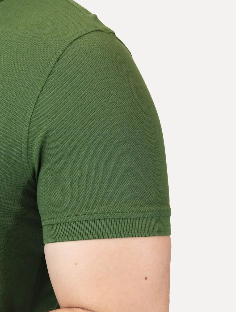 Polo Tommy Hilfiger Masculina Slim Piquet 1985 Verde Escuro