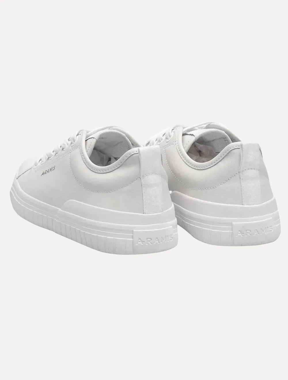 Tênis Aramis Masculino Couro Recortes Deep Leather Off-White