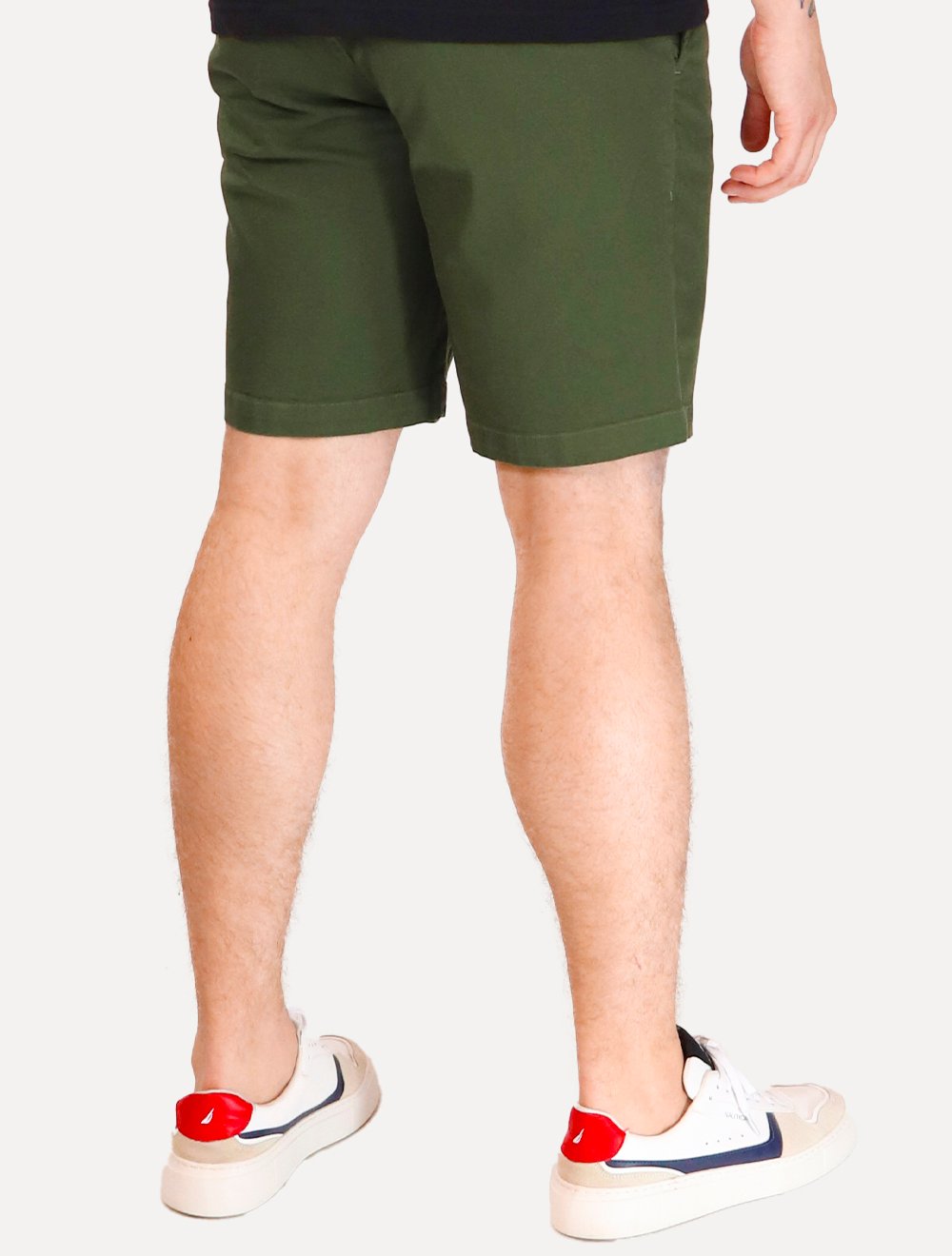 Bermuda Aramis Masculina Chino Cotton Sarja Verde Militar