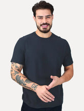 Camiseta Dudalina Masculina Cotton Flex Azul Marinho