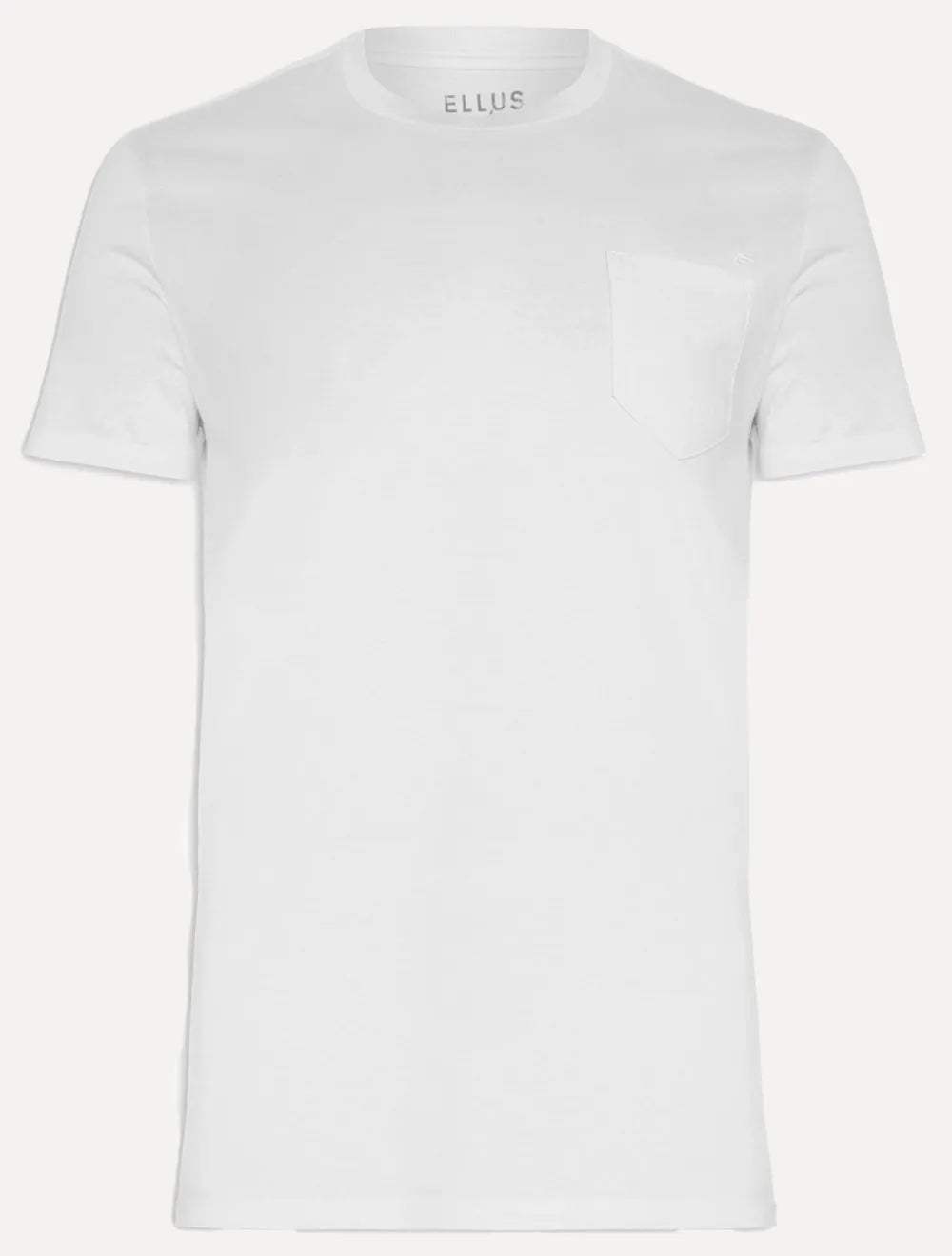 Camiseta Ellus Cotton Fine Easa Pocket Classic Branca