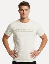 Camiseta John John Masculina Slim Fit United On And Off White