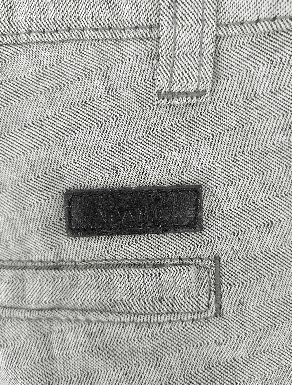 Bermuda Aramis Masculina Chino Fishbone Marinho