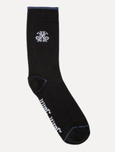 Meia John John Logo Preta