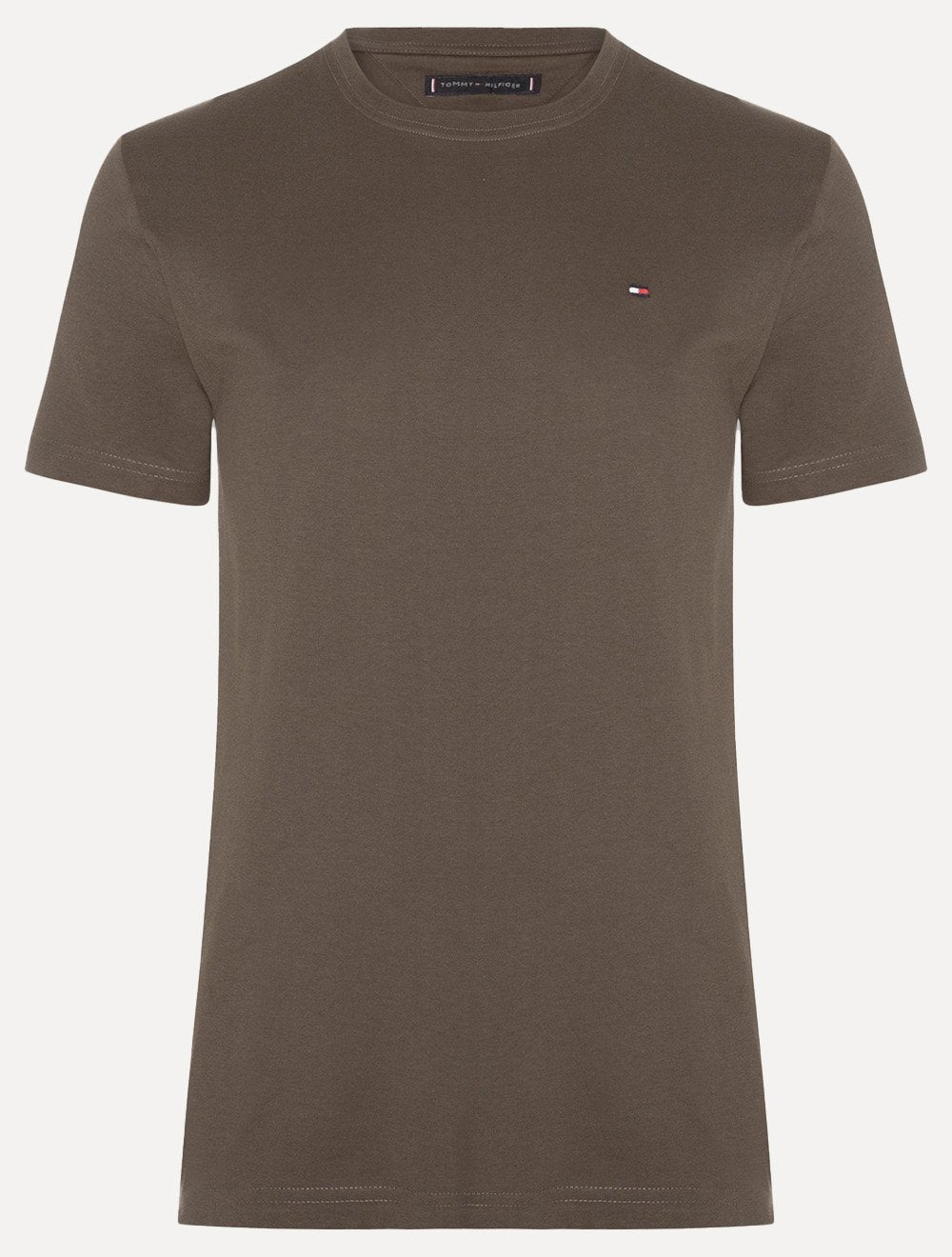 Camiseta Tommy Hilfiger Masculina Essential Cotton Marrom