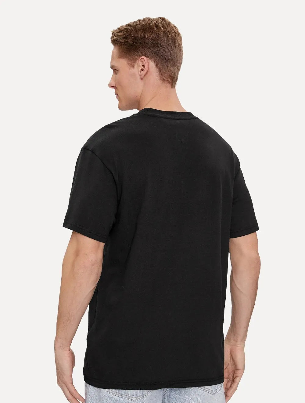 Camiseta Tommy Jeans Masculina Classic NY Grunge Sport Preta