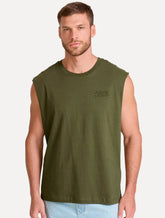 Regata John John Masculina Relaxed Fit Dust Logo Verde Militar