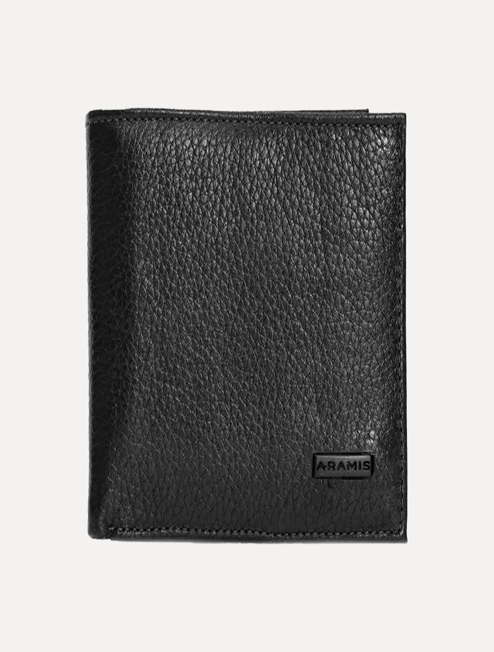Carteira Aramis Masculina Couro Slim Floater Vertical Preto
