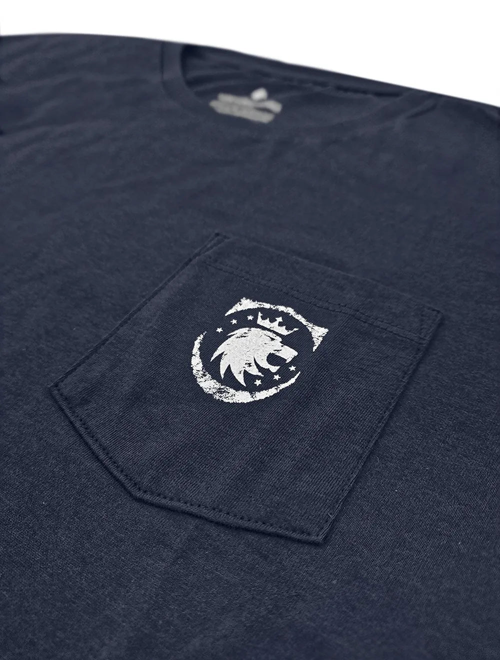 Camiseta Von der Volke Masculina Origineel Pocket Army Flame Azul Marinho