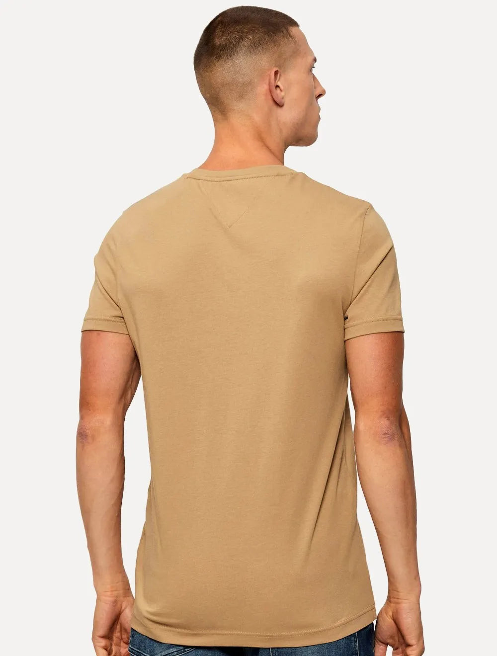 Camiseta Tommy Hilfiger Masculina Core Logo Tee Marrom