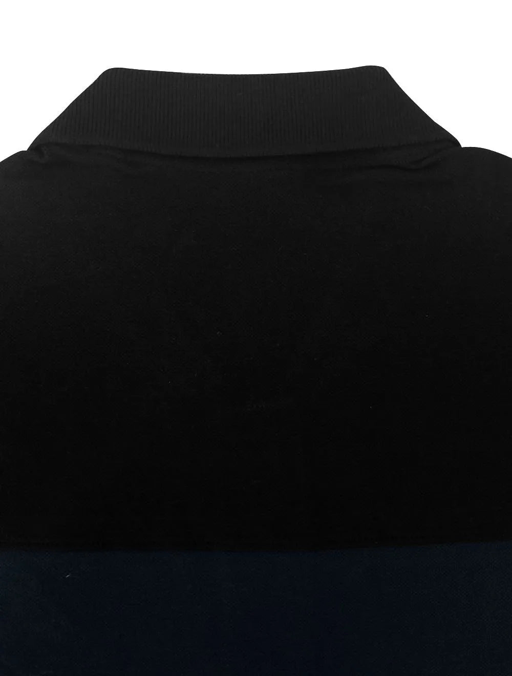 Polo Nautica Masculina Piquet Chest Sash Logo Sail Marinho/Preta