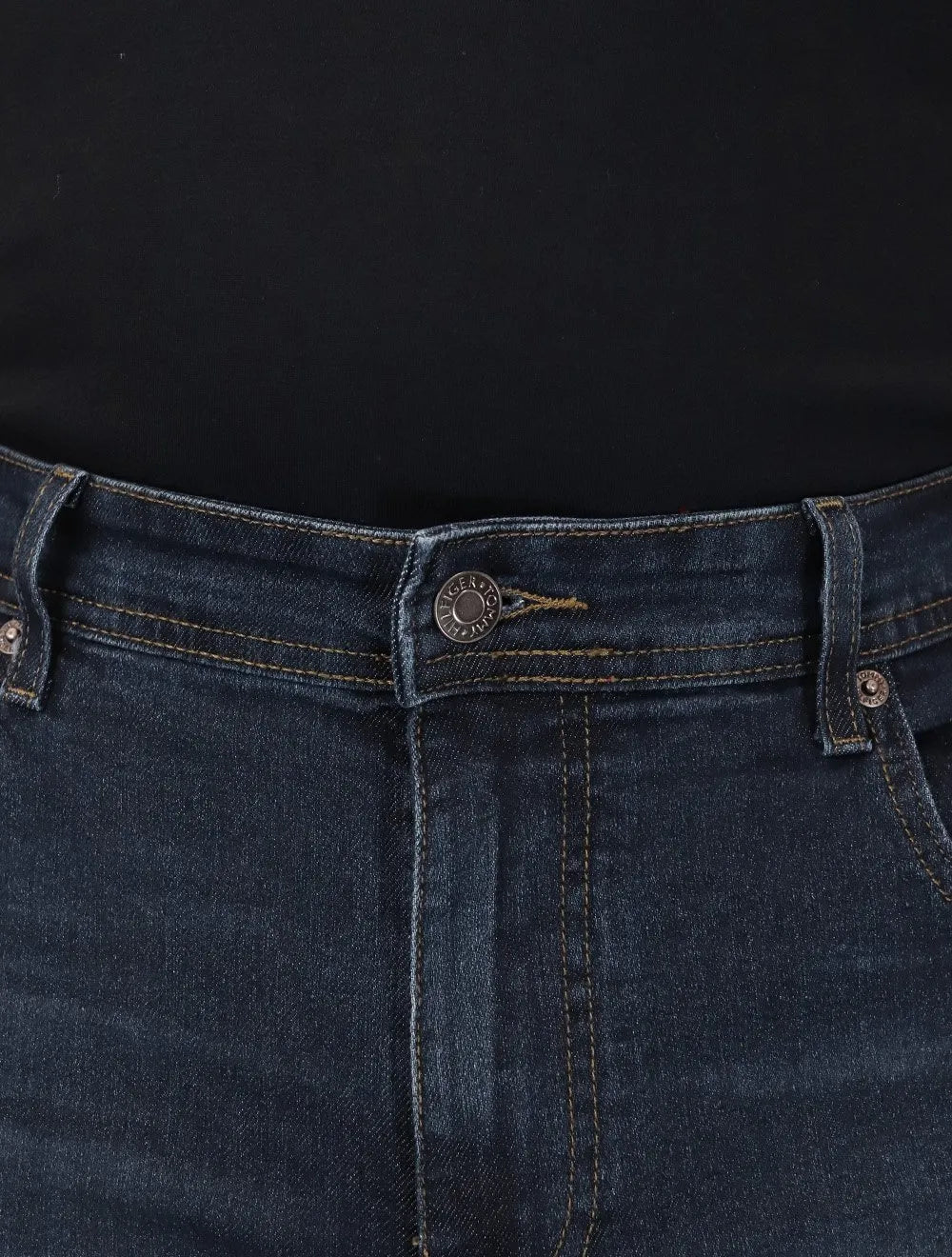 Calça Tommy Hilfiger Masculina Regular Line Straight Denton Azul Marinho
