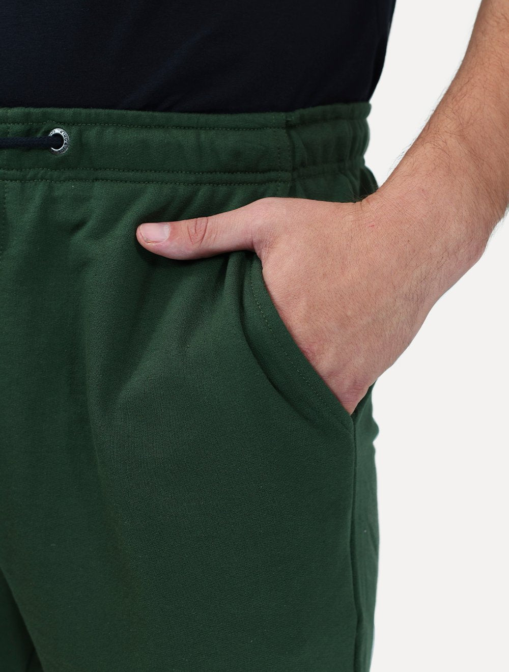 Bermuda King & Joe Masculina Moletom Comfort Logo Verde Militar