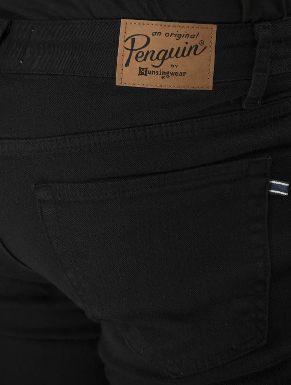 Calça Original Penguin Jeans Masculina Color Five Pockets Preta