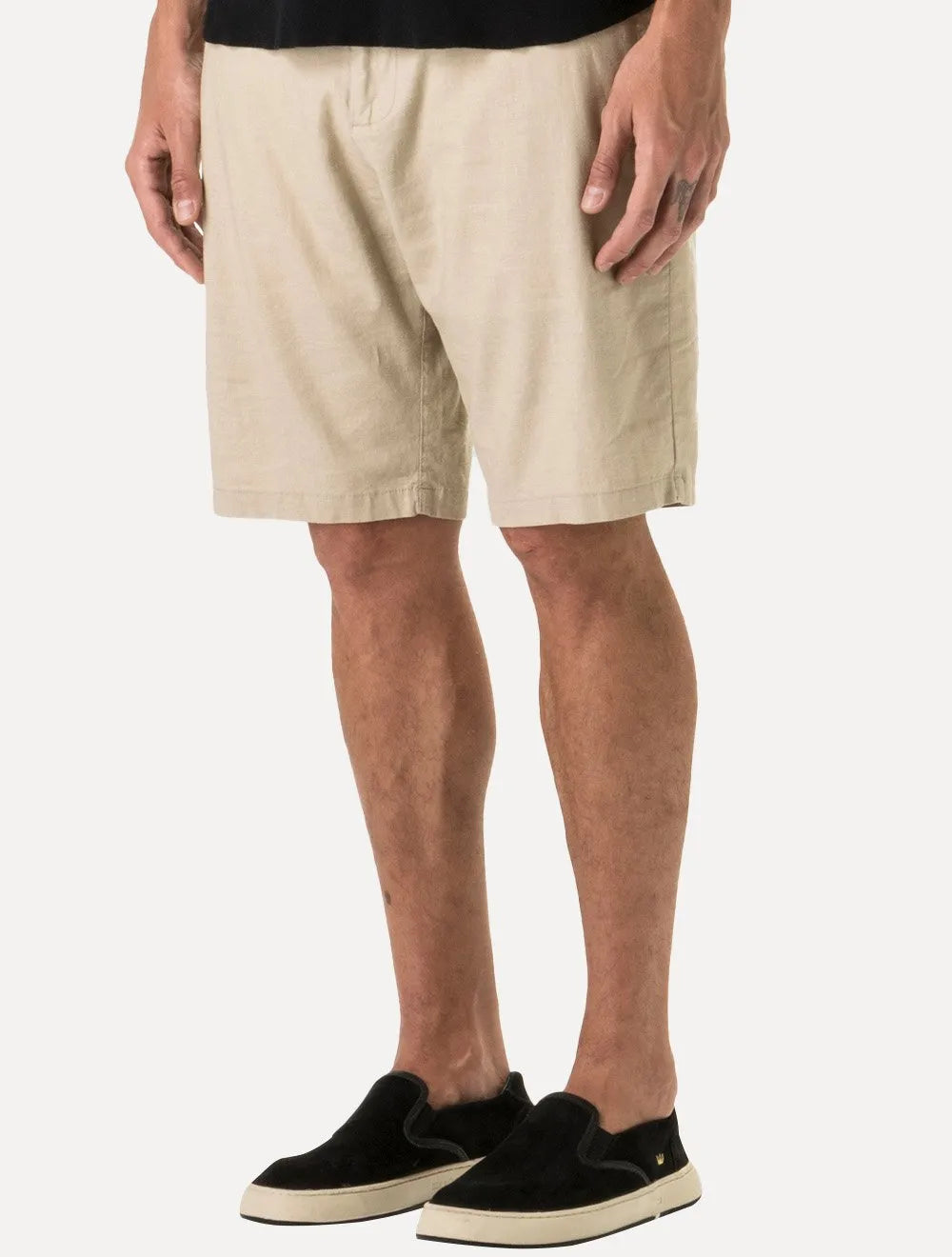 Bermuda Osklen Masculina Alfaiataria Basic Linen Areia