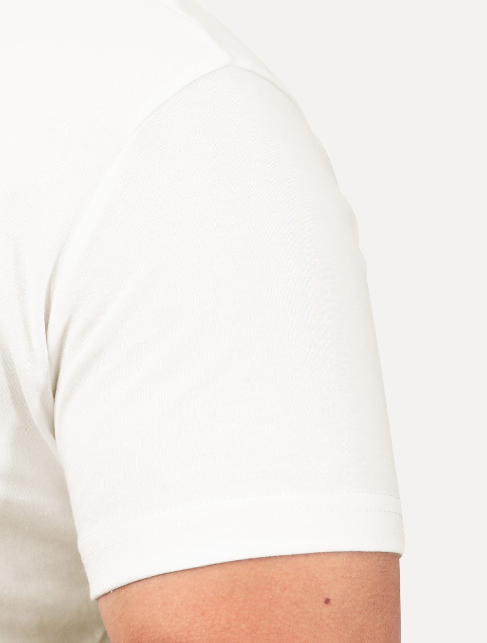Camiseta King & Joe Premium Suedine Egípcio Logo Off White