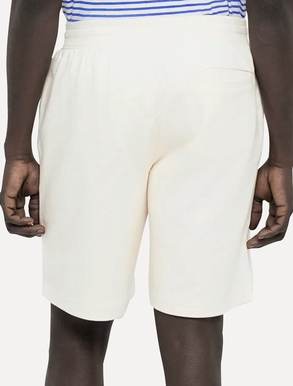 Bermuda Tommy Hilfiger Moletom Masculina Essential Terry Off White