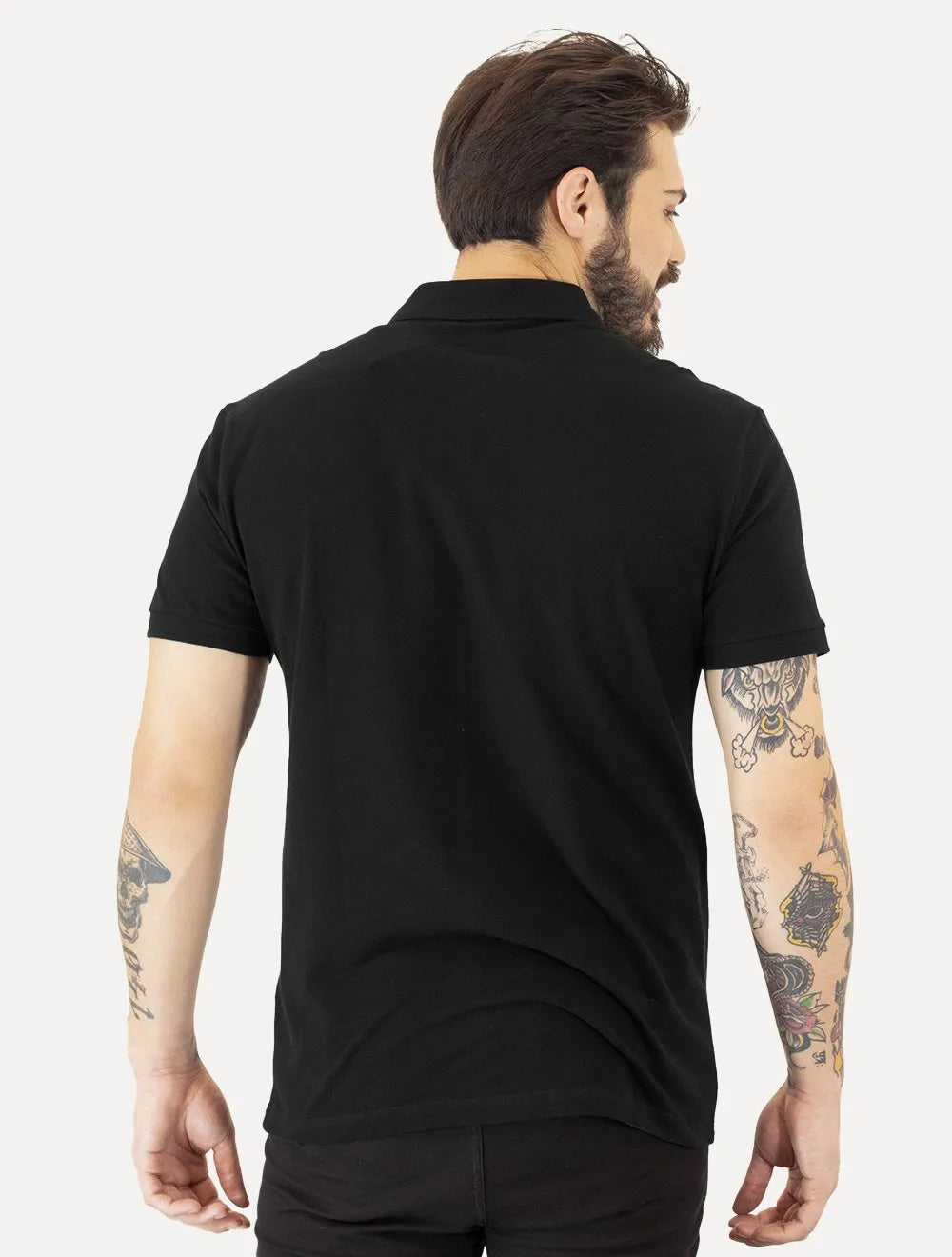 Polo Aramis Masculina Piquet Basic Mono Preta