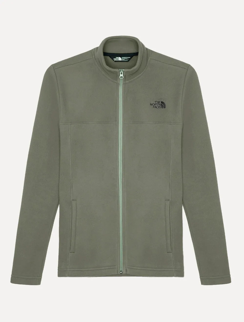 Blusa The North Face Masculina Fleece Glacier Full Zip Com Capuz TNF Verde Militar