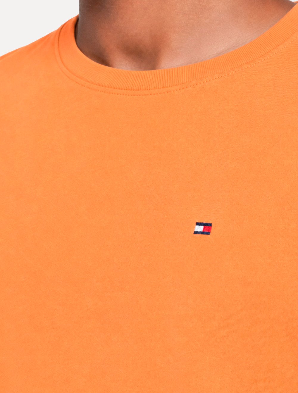 Camiseta Tommy Hilfiger Masculina Essential Cotton Laranja