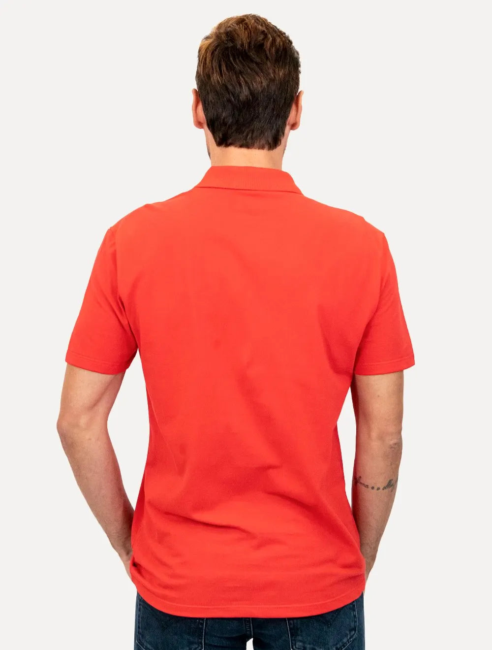 Polo John John Masculina Light Transfer Vermelha