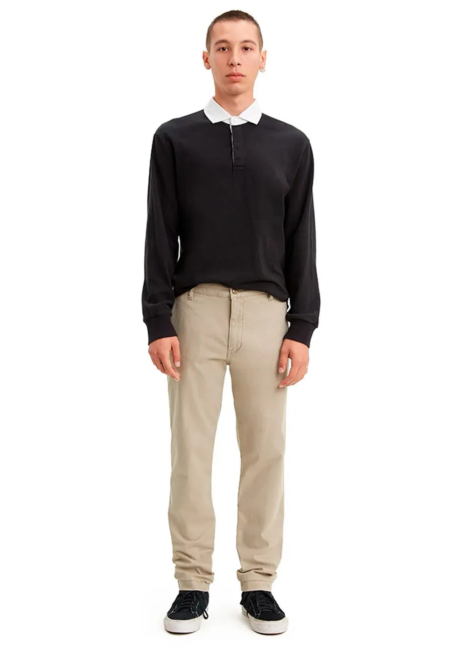 Calça Levis Masculina de Sarja XX Chino Standard Cáqui