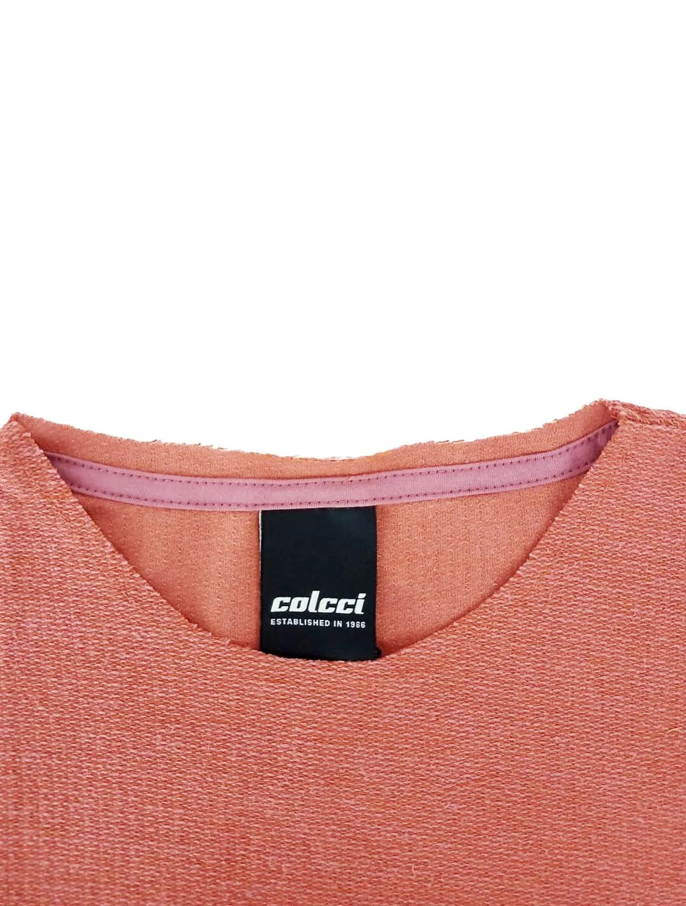 Moletom Colcci Masculino Crewneck Texture Refile Terracota Mescla