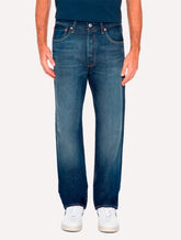 Calça Levis Jeans Masculina 511 Slim Stretch Greenish Azul Escuro