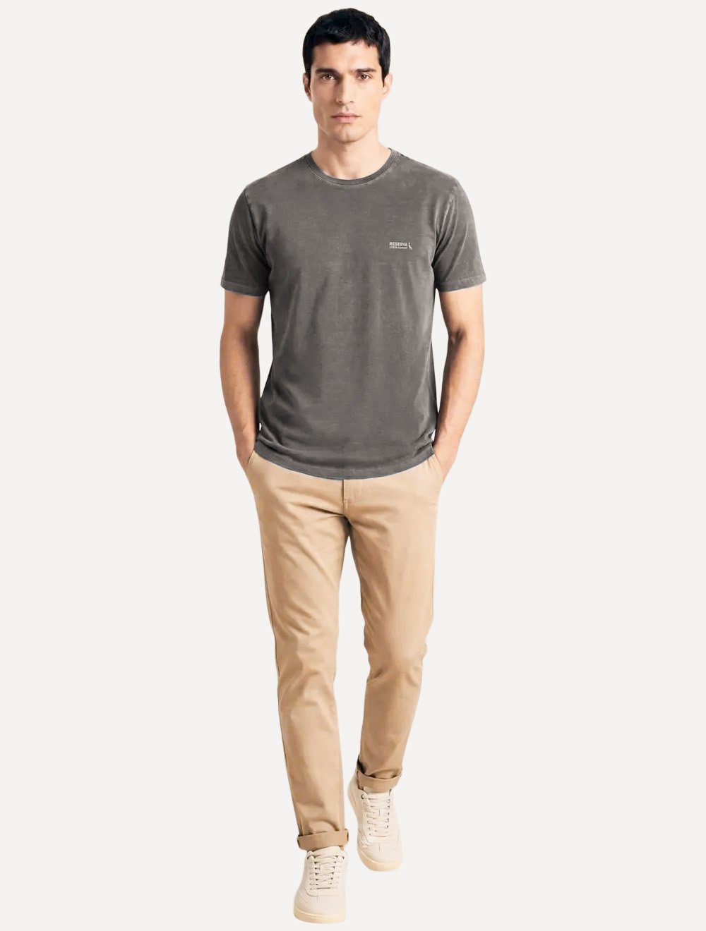Camiseta Reserva Masculina Basic Live In Concert Estonada Chumbo