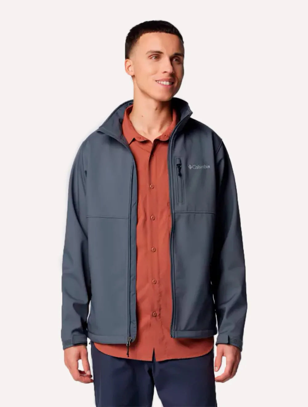 Jaqueta Columbia Masculina Nexgen Ascender Softshell Cinza