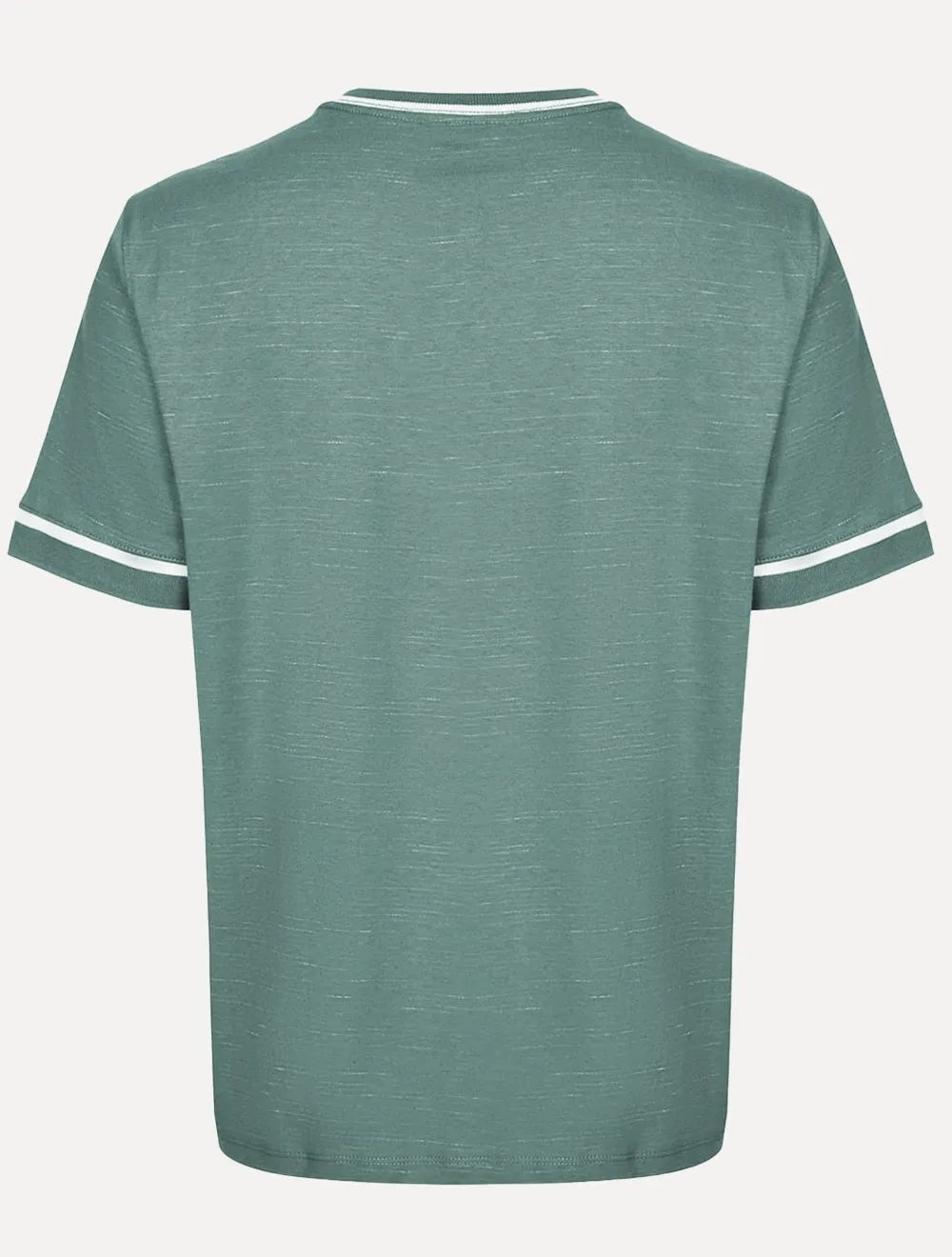 Camiseta Dudalina Masculina Flame Bicolor Verde Médio