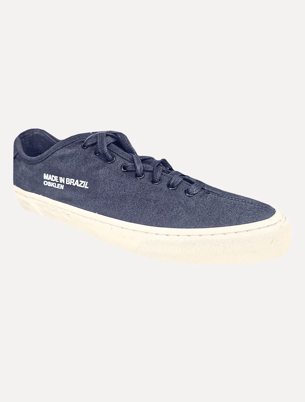 Tênis Osklen Masculino Lona Leblon Made In Brazil Azul Marinho