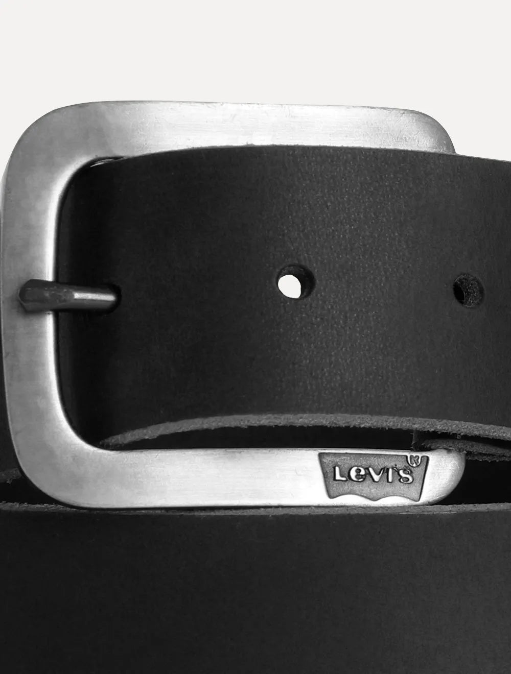 Cinto Levis Masculino Couro Horizontal Batwing Preto