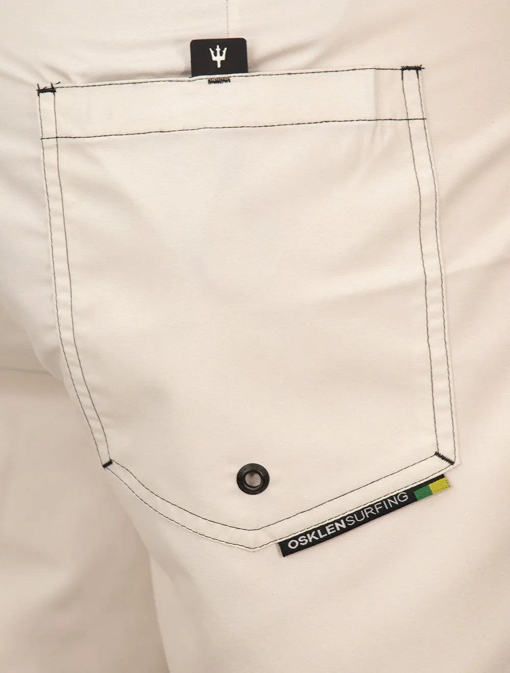 Bermuda Osklen Masculina D'Água Surf Coqueiros Off-White