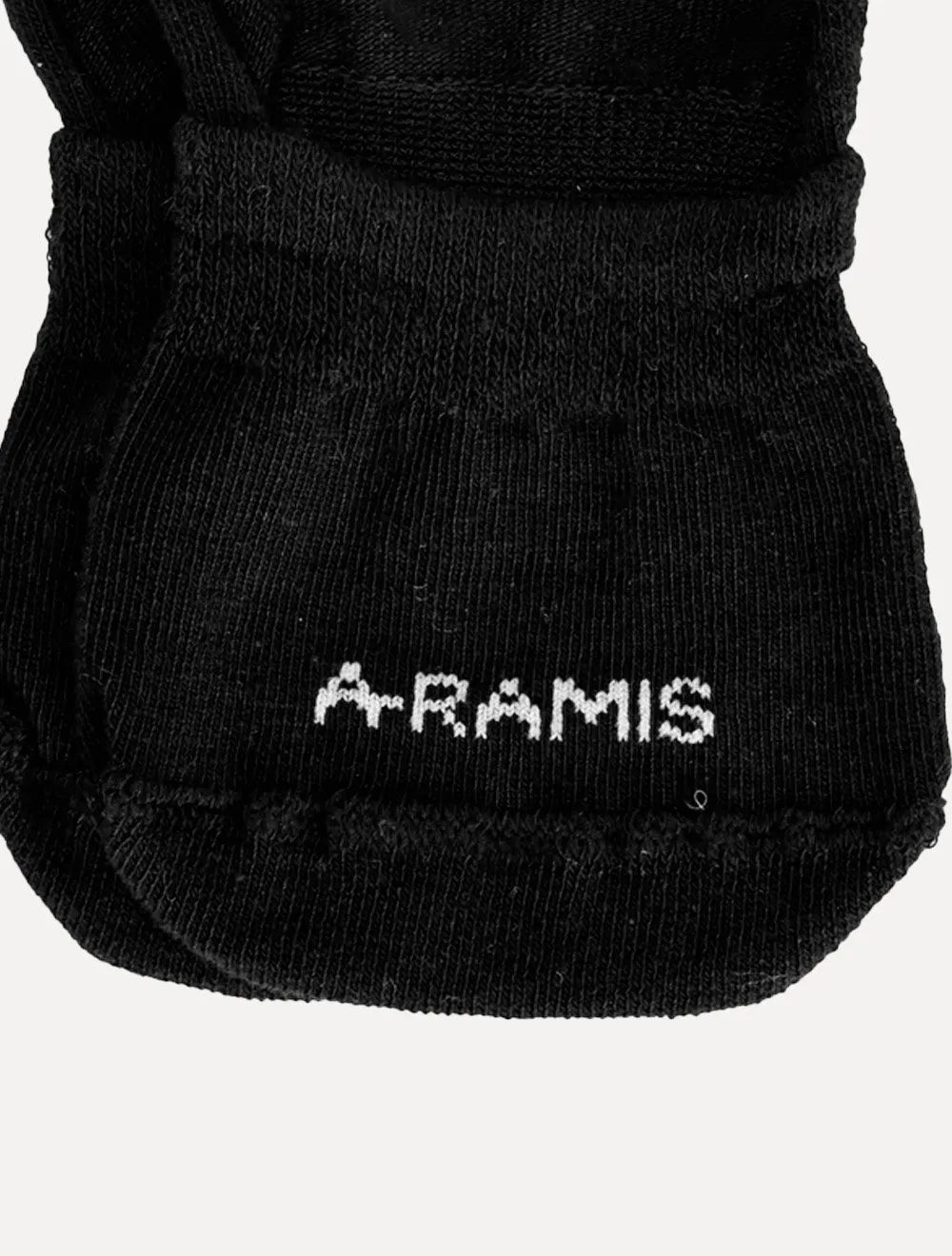 Meia Aramis Masculina Invisível Preta Kit 3 Pares