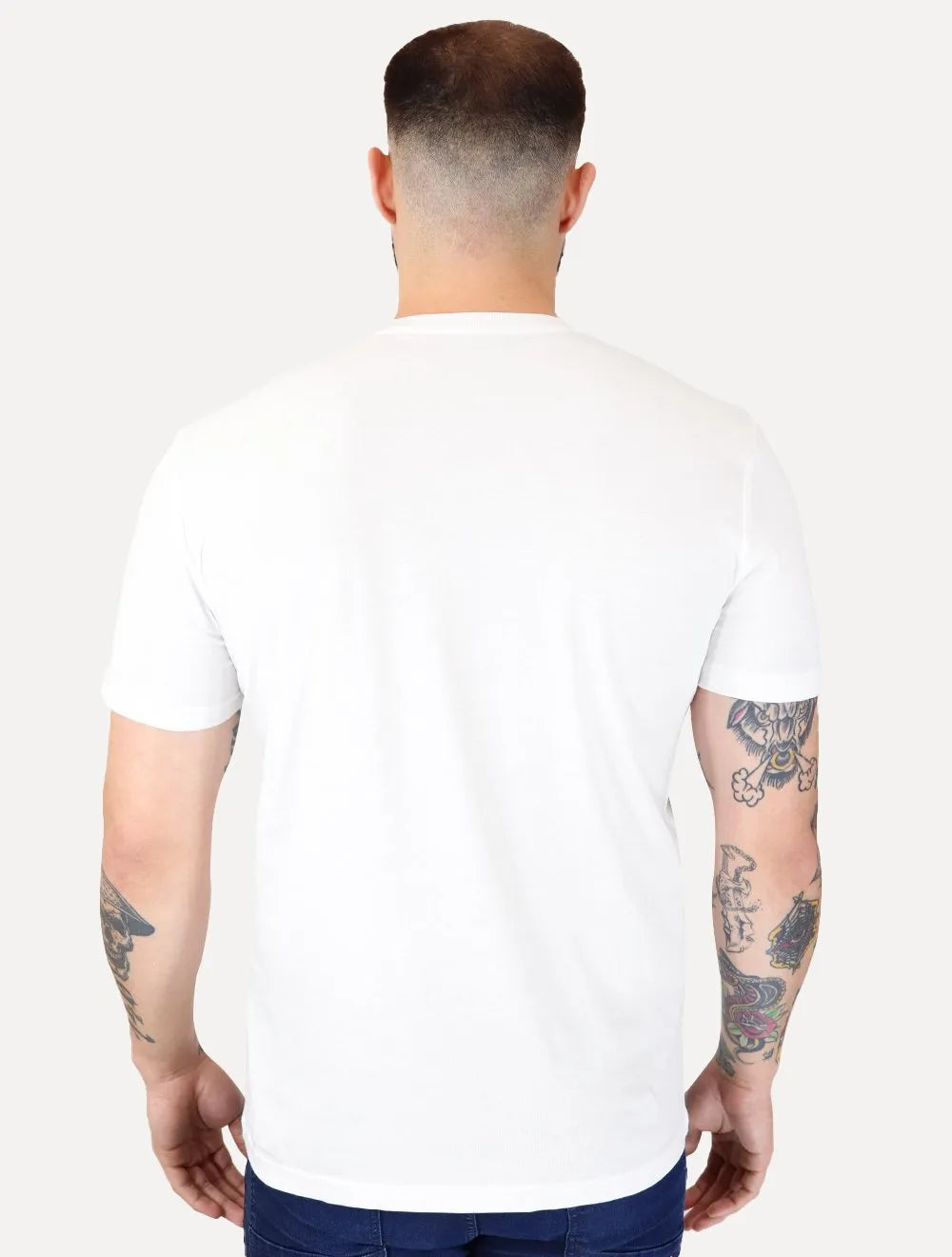 Camiseta Calvin Klein Masculina Flame CK Est 1978 Branca