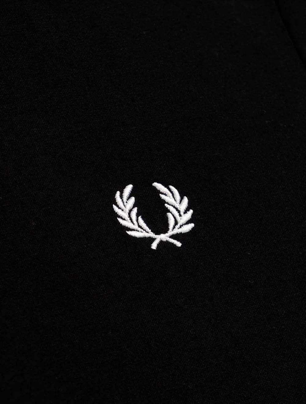 Camiseta Fred Perry Masculina Regular Back Graphic Laurel Preta